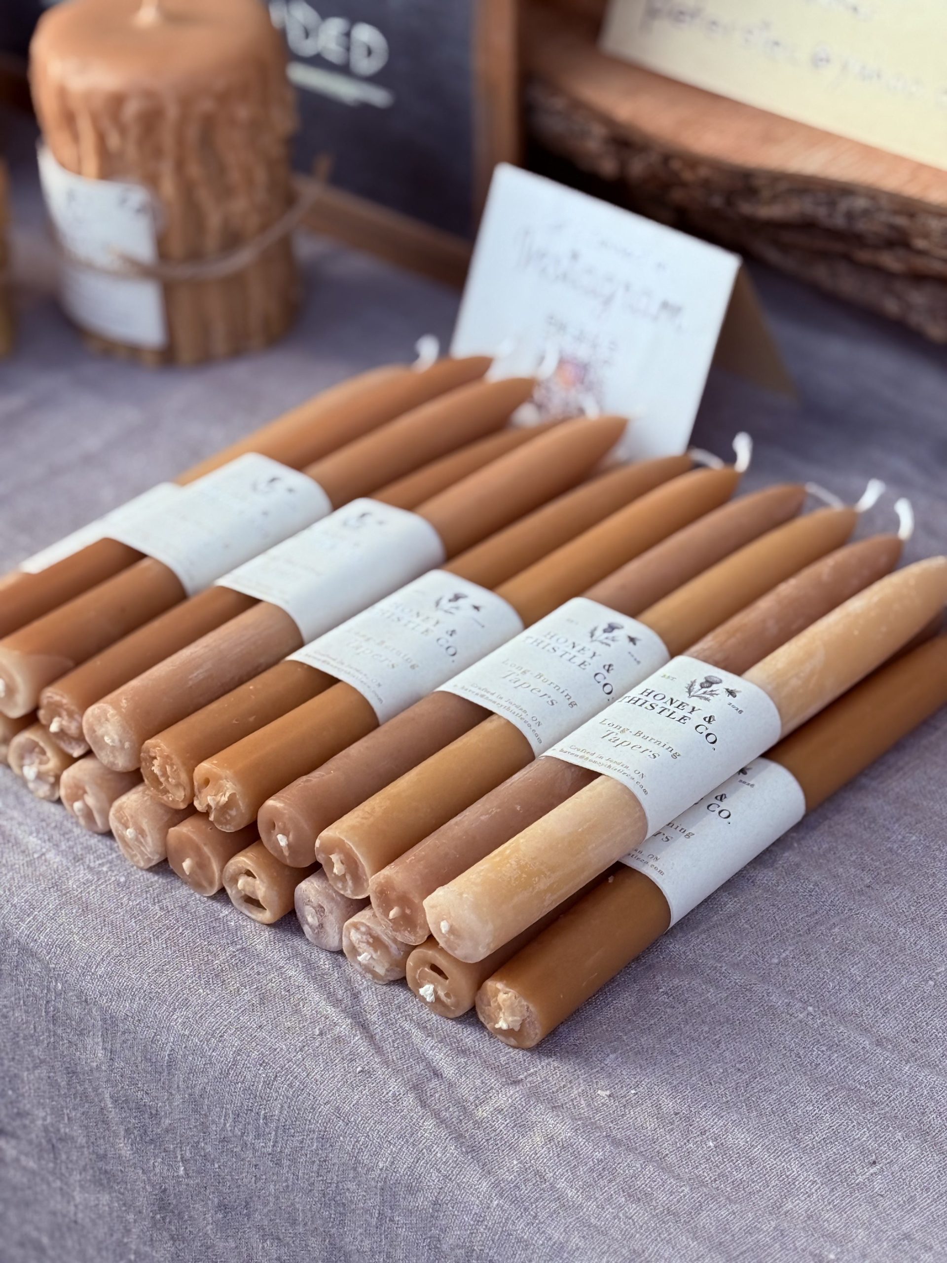 Beeswax Tapers - Image 2