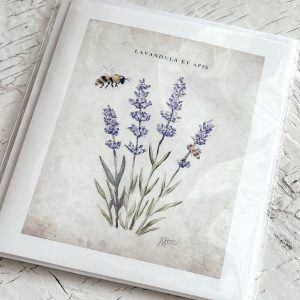 Lavender Art Print - 8x10 - Image 1